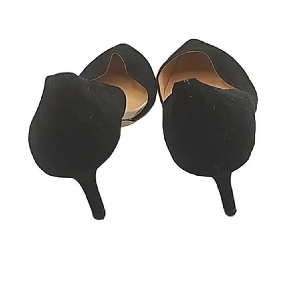 Sole Society Black Pointed D'Orsay Heels